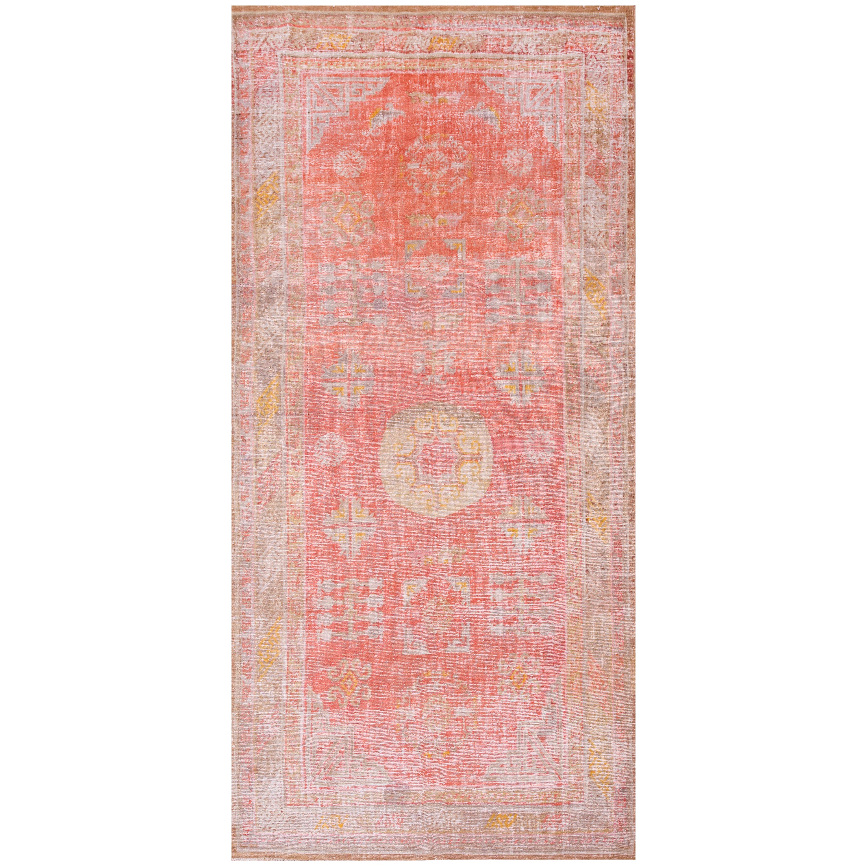 Early 20th Century Chinese Khotan Carpet For Sale