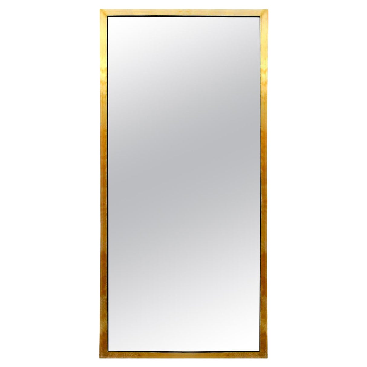 Vintage Model "Infinity" Large Made of Brass Italian Mirror, Ready