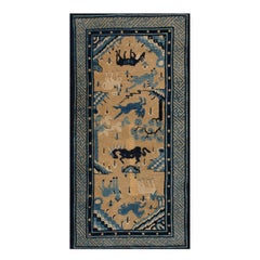 Early 20 Century Chinese Baotou Rug ( 2'6" x 4'8" - 76 x 142 )