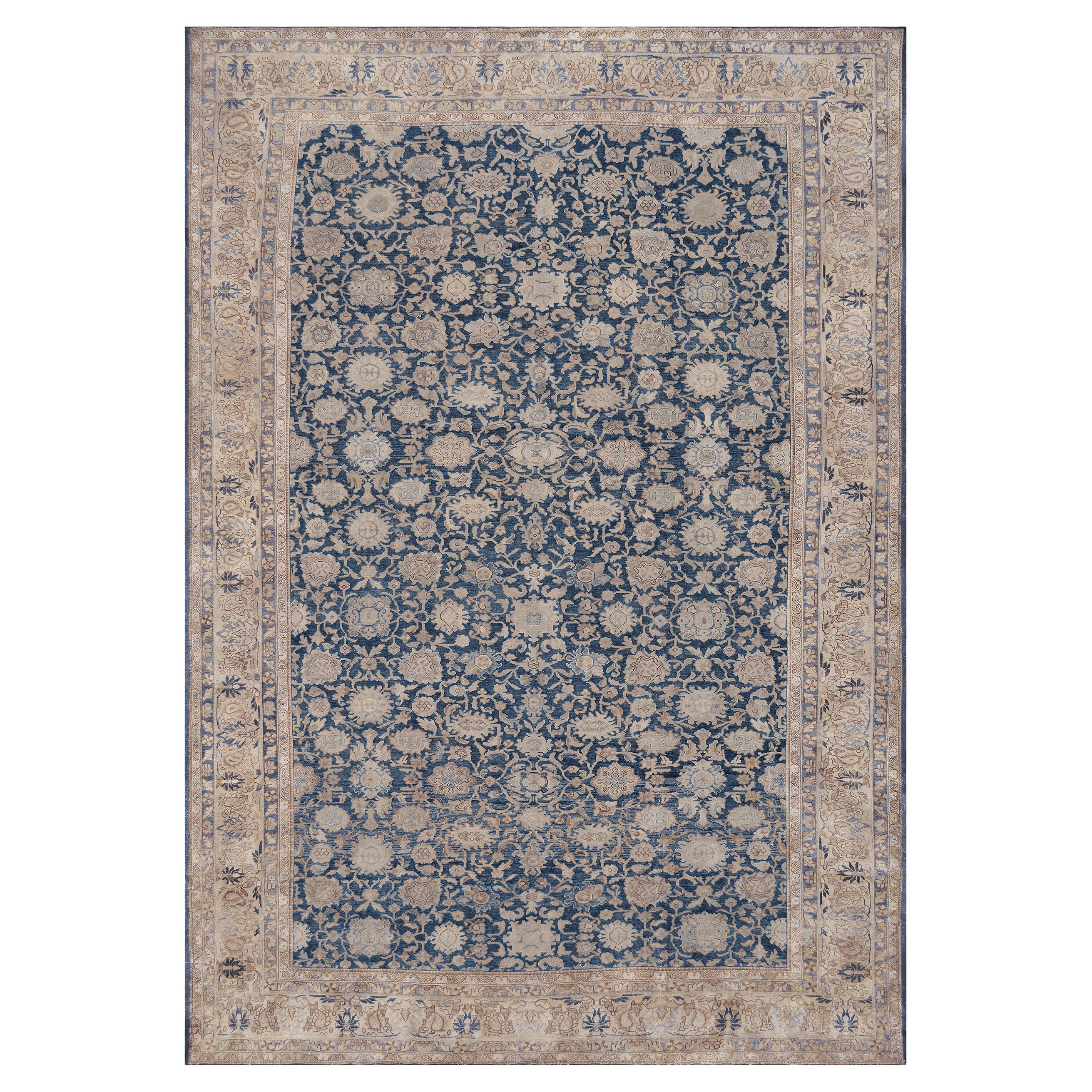 Tapis ancien Persan Malayer en laine tissée à la main