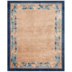 Tapis chinois de Pékin du début du 20ème siècle ( 4' x 5' - 122 x 152 )