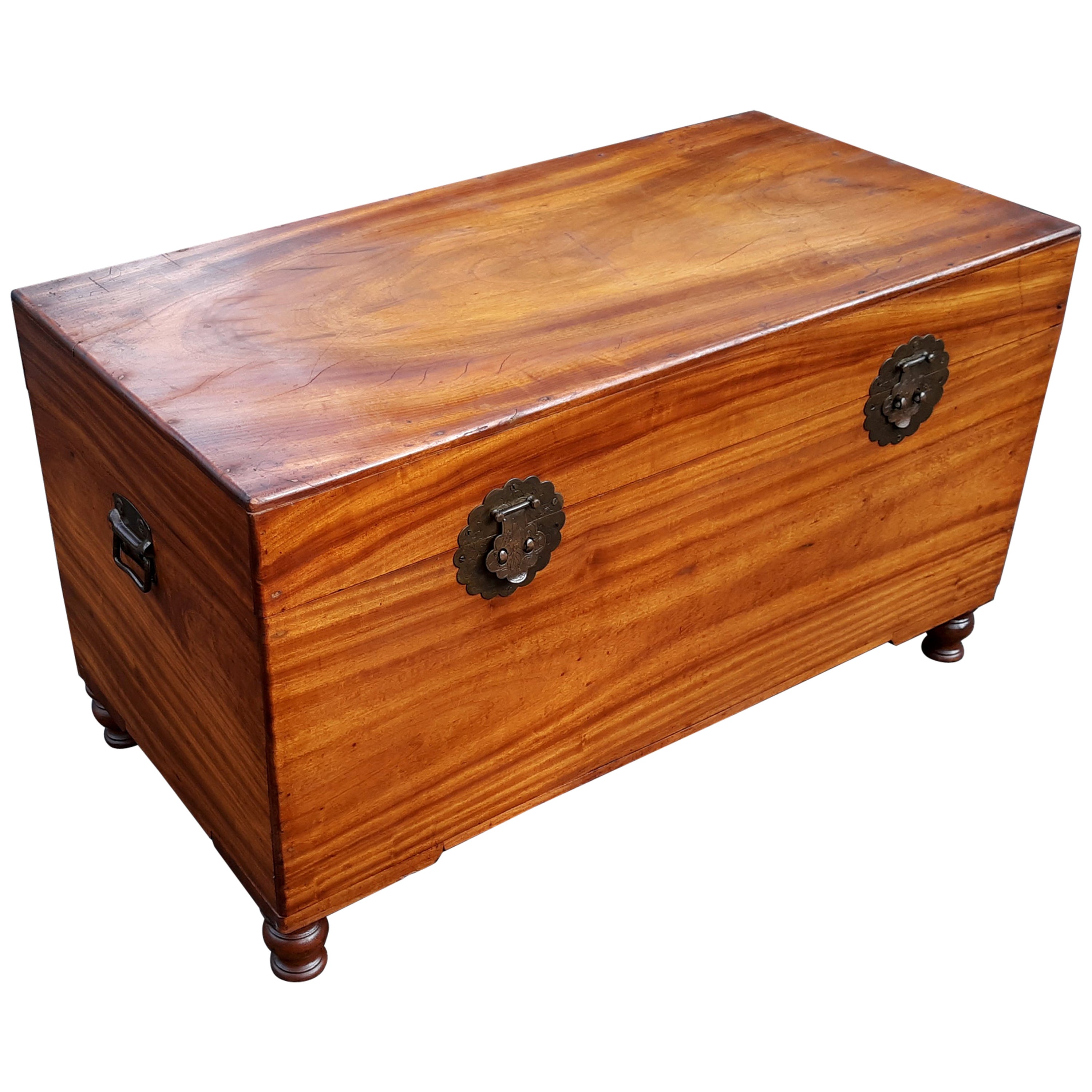 An Oriental Oak Chest with Studs For Sale at 1stDibs