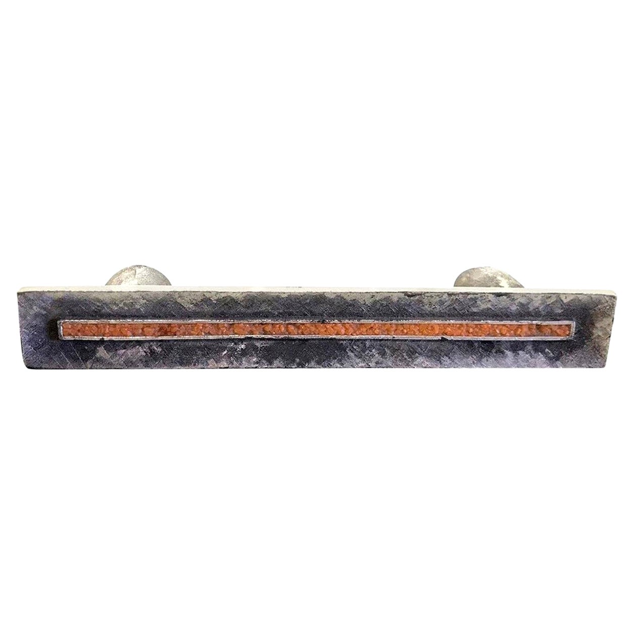 Jerome 'Jerry' & Evelyn Ackerman Micro-Mosaic Inlaid Desk Drawer Handle Pull For Sale