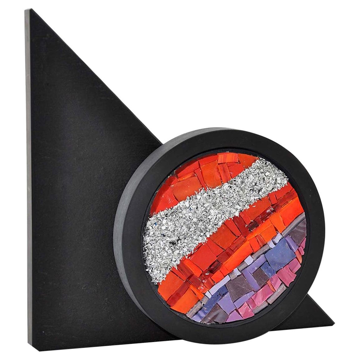 Saturno Mosaic Sculpture by Nino Basso For Sale