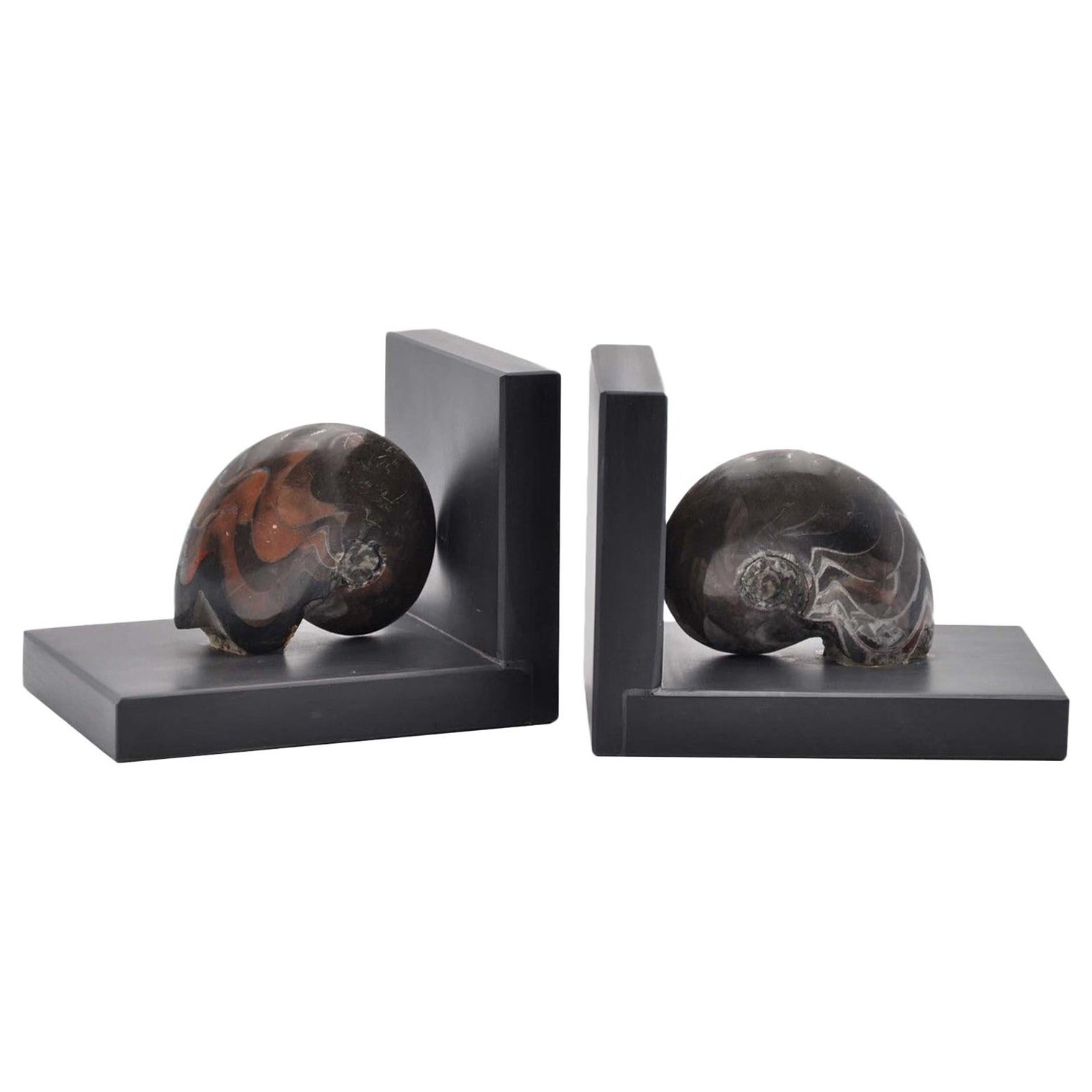 Fossiline Bookends Sculpture #2 by Nino Basso For Sale