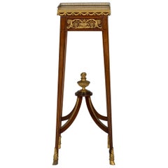 Antique 19th Century Empire Style Mahogany Table Stand