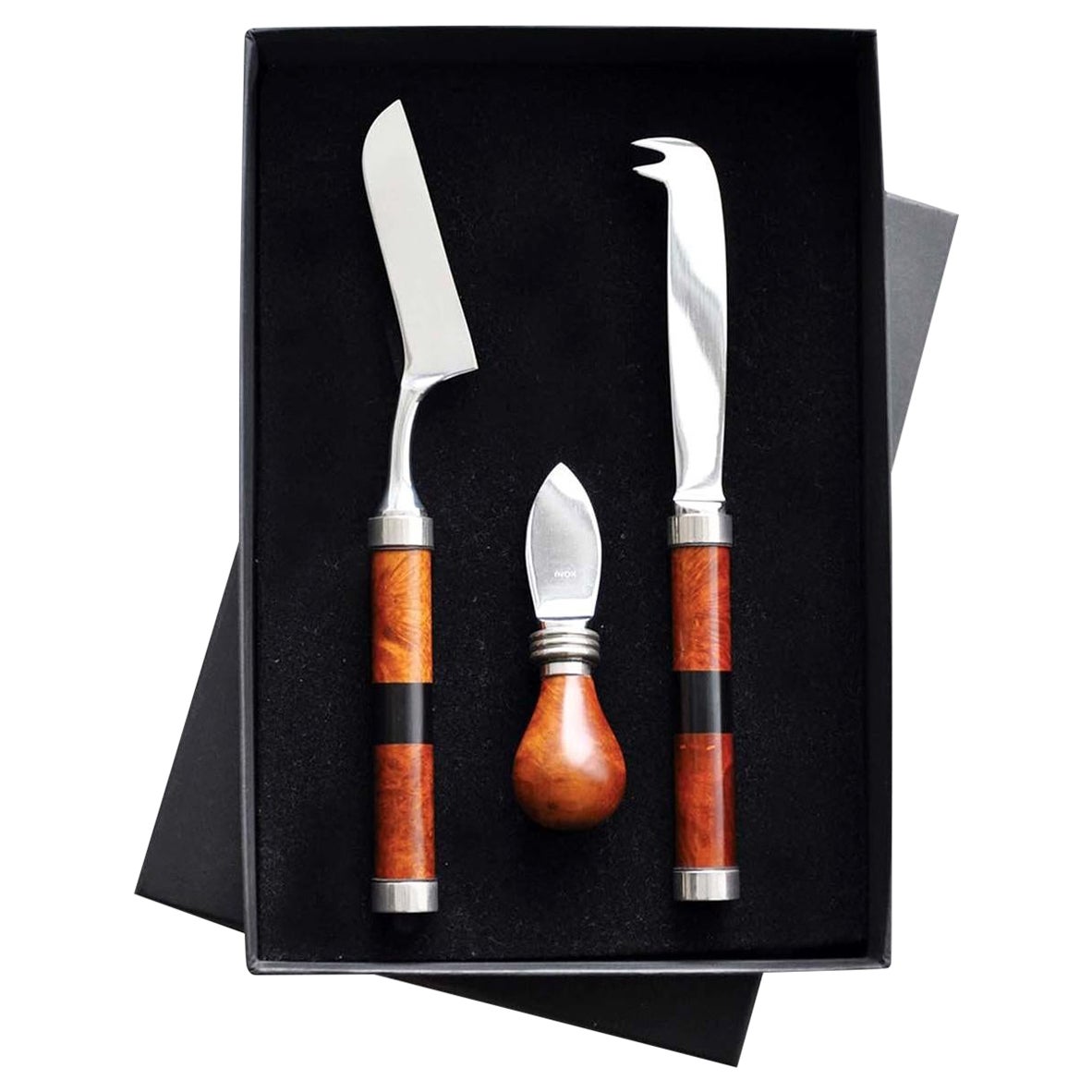 Set of 3 Cheese Knives by Nino Basso For Sale