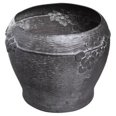 Bronze Jugendstil Flower Pot, circa 1900