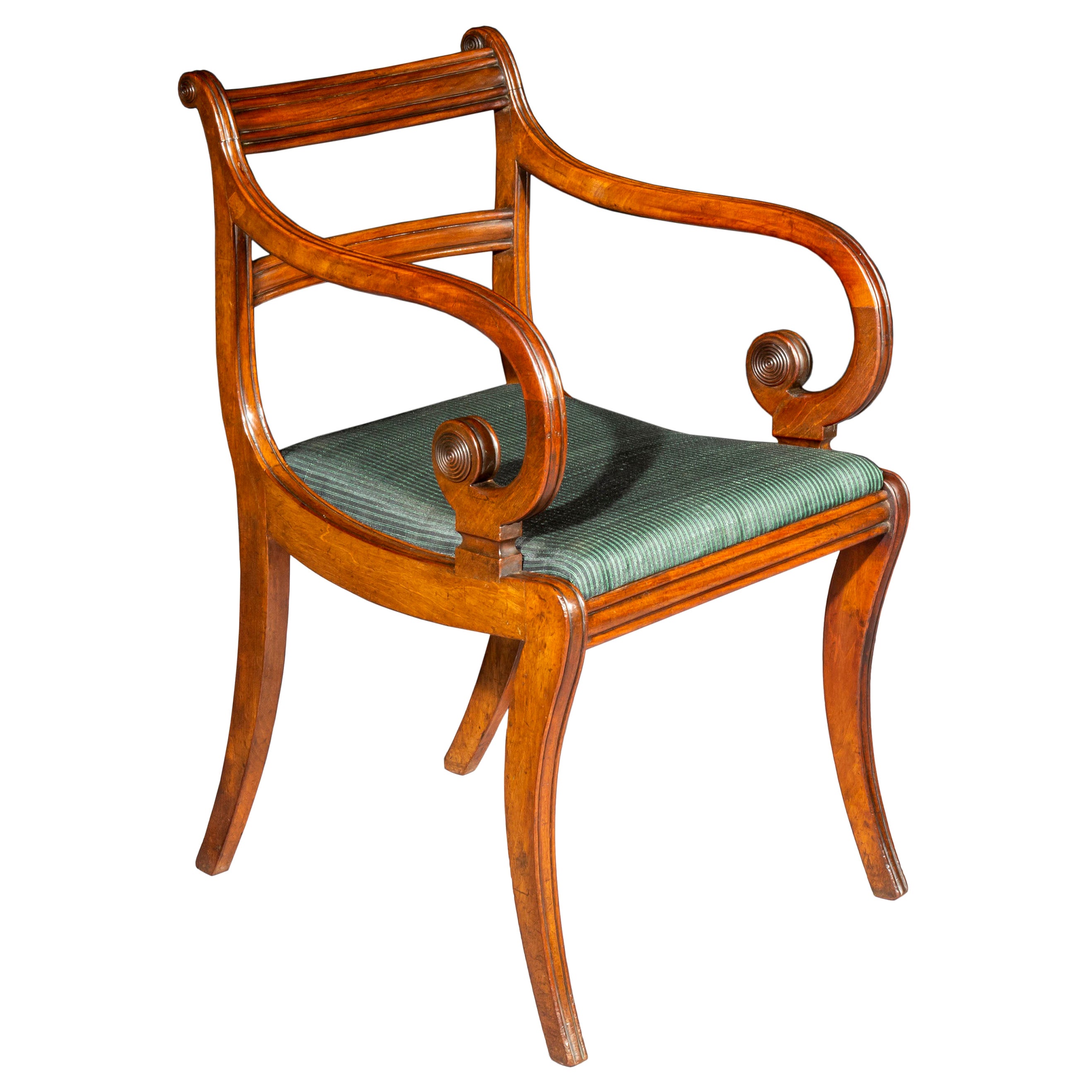 Klismos Chairs by Charles Allen at 1stDibs