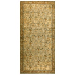 Antique 19th Century S.E. Persian Kirman Lavar Carpet ( 12'4" x 23'8" - 376 x 721 )