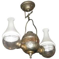 Oil Lamp by the Anglelamp Co.of N.Y. 1