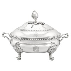 Antique Georgian Sterling Silver Soup Tureen