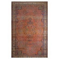 Sarouk persan du 19e siècle  Tapis de Farahan ( 13'2" x 21'5" - 401 x 653 )