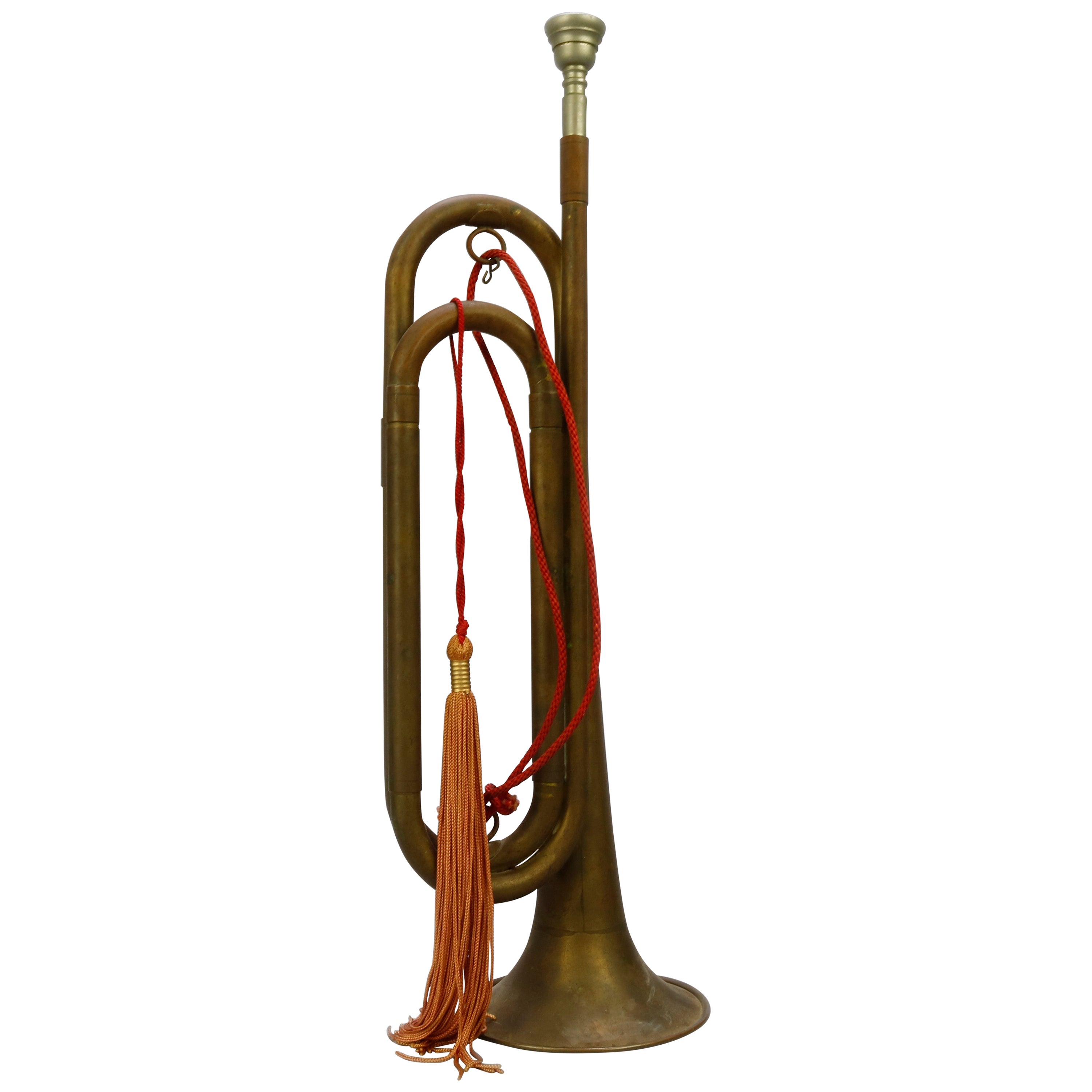 Vintage Brass Bugle Horn For Sale at 1stDibs