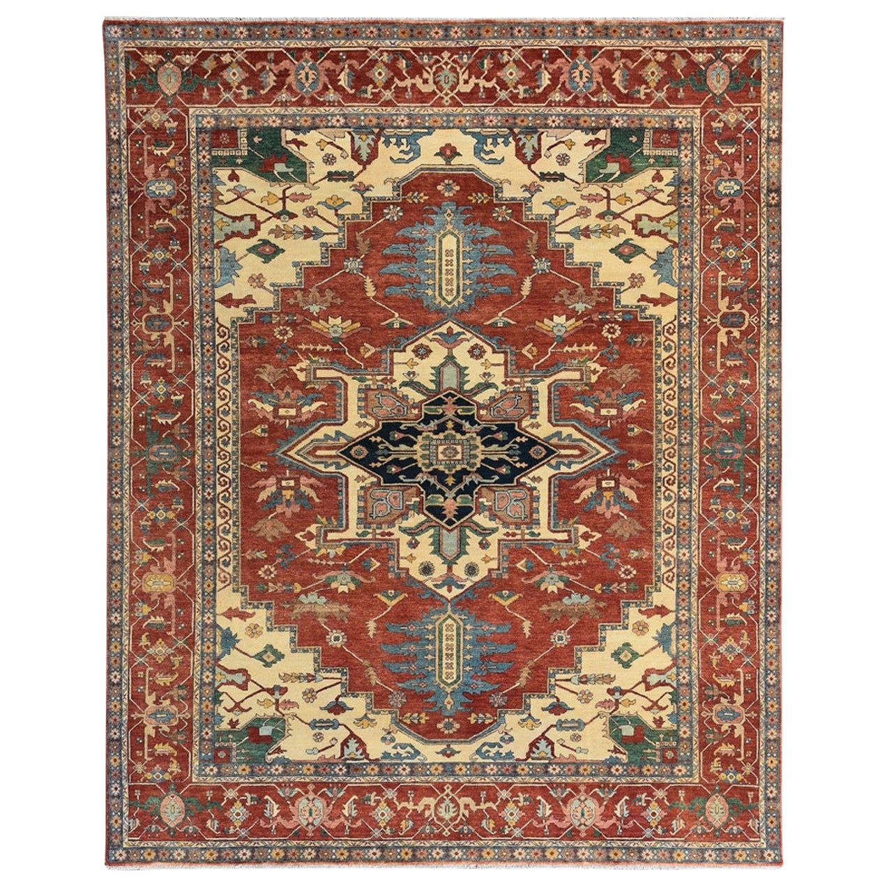 Wonderful New Indian Traditional Rug For Sale at 1stDibs
