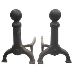 Pair of French, 1930s, Andirons 6