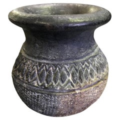 Pre-Columbian Blackware Ceramic Pottery Vase Cup Vessel