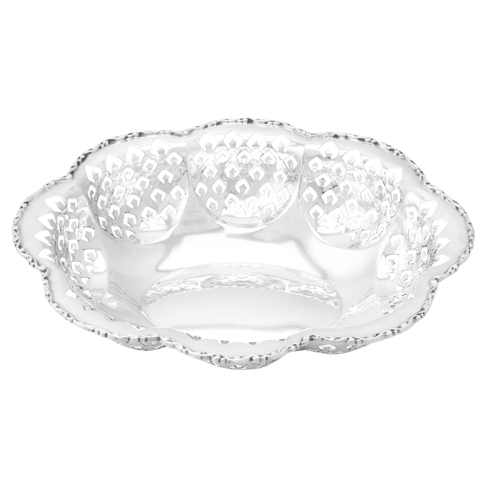 M M Henderson Ltd Antique Sterling Silver Bon Bon Dish