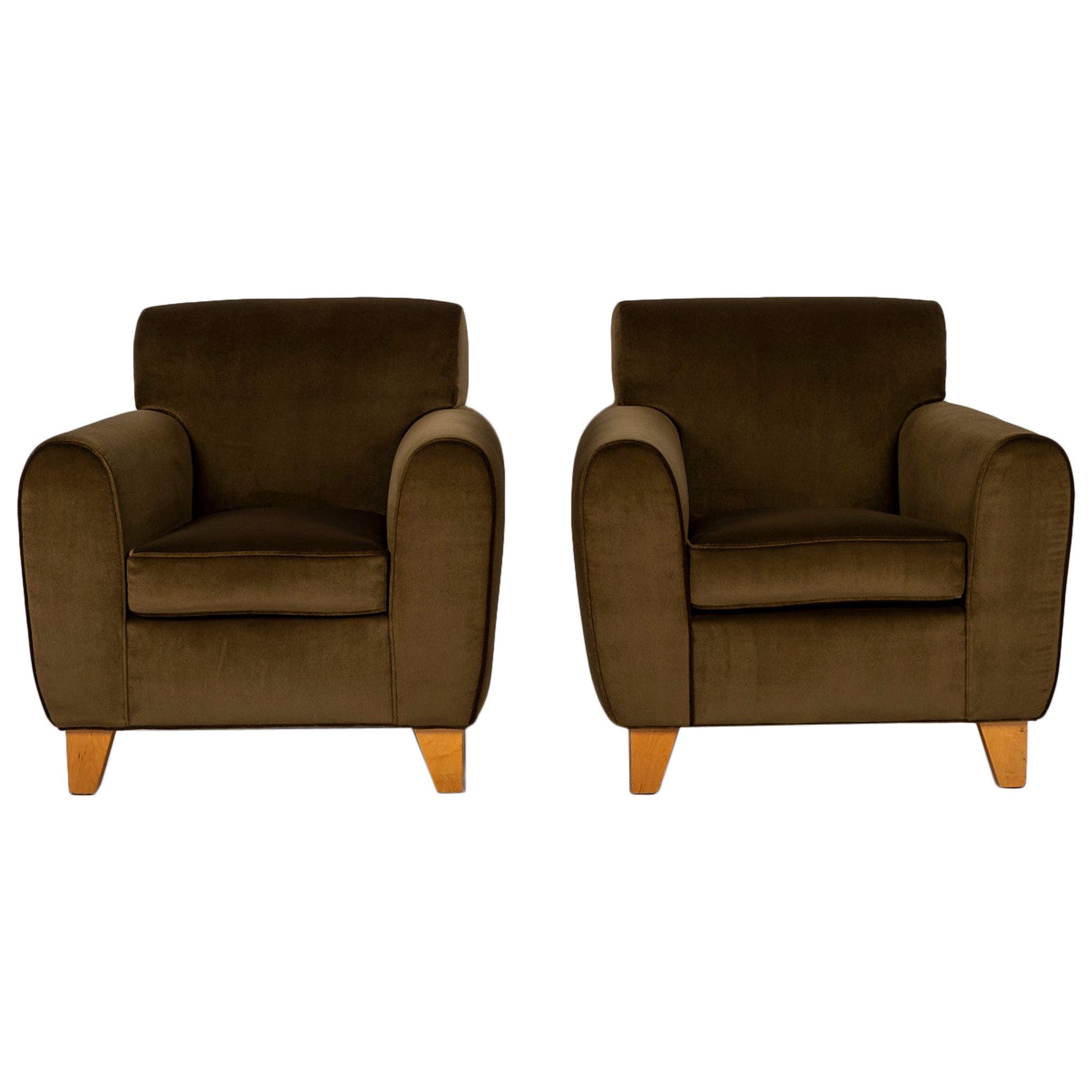 Art Deco Style Jazz Club Chair in the Manner of Donald Deskey at 1stDibs