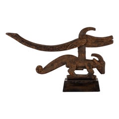Carved African Mali Antelope Headdress