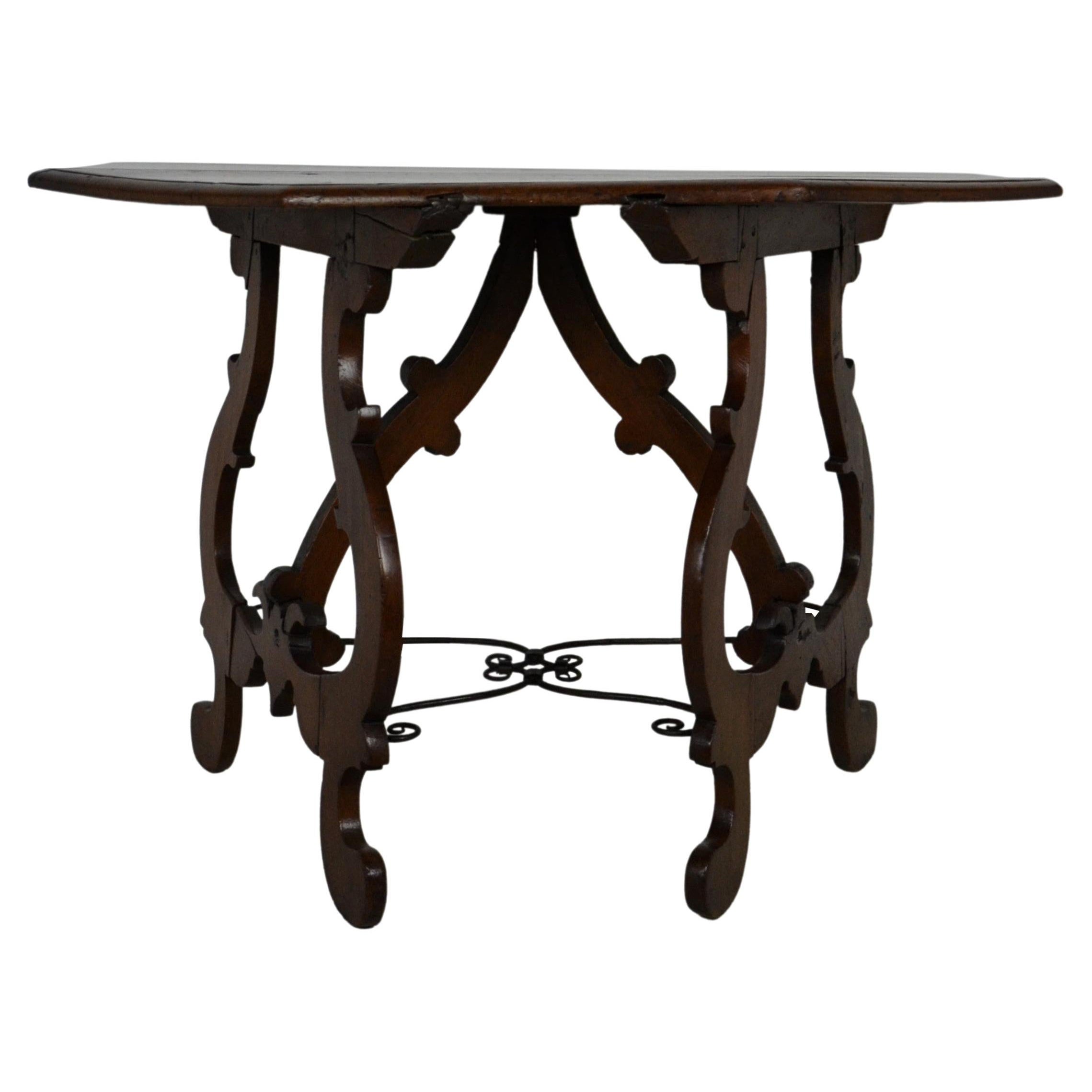 19th Century French Walnut Console Table