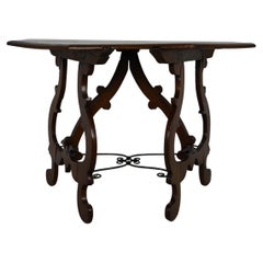 19th Century French Walnut Console Table