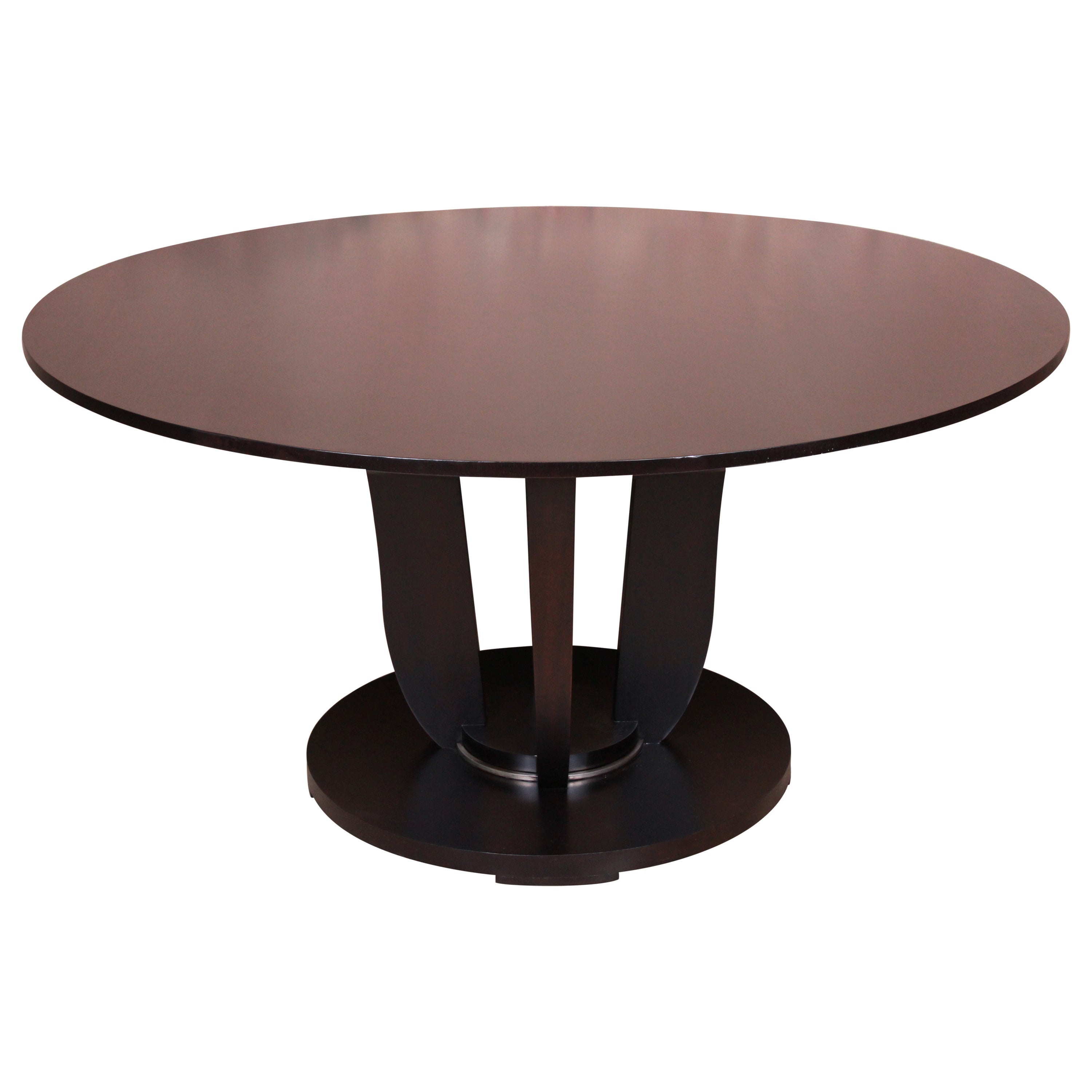 Barbara Barry for Baker Furniture Dark Mahogany Coffee Table at 1stDibs