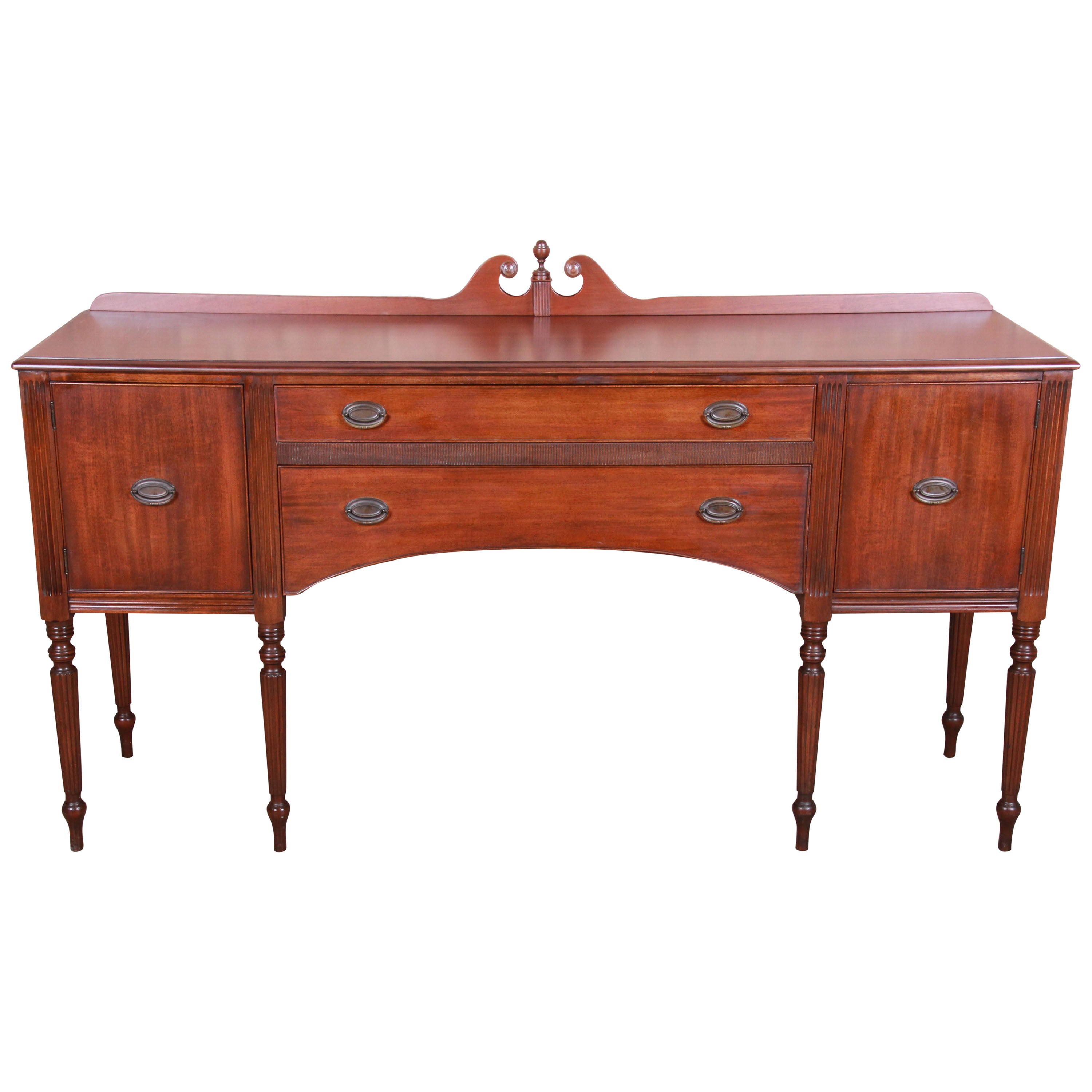 Antique Mahogany Sideboard Buffet by Baker Furniture Co. at 1stDibs