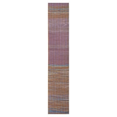 Amerikanischer Rag-Teppich-Läufer aus der Mitte des 20. Jahrhunderts ( 3' x 33' - 92 x 1006)