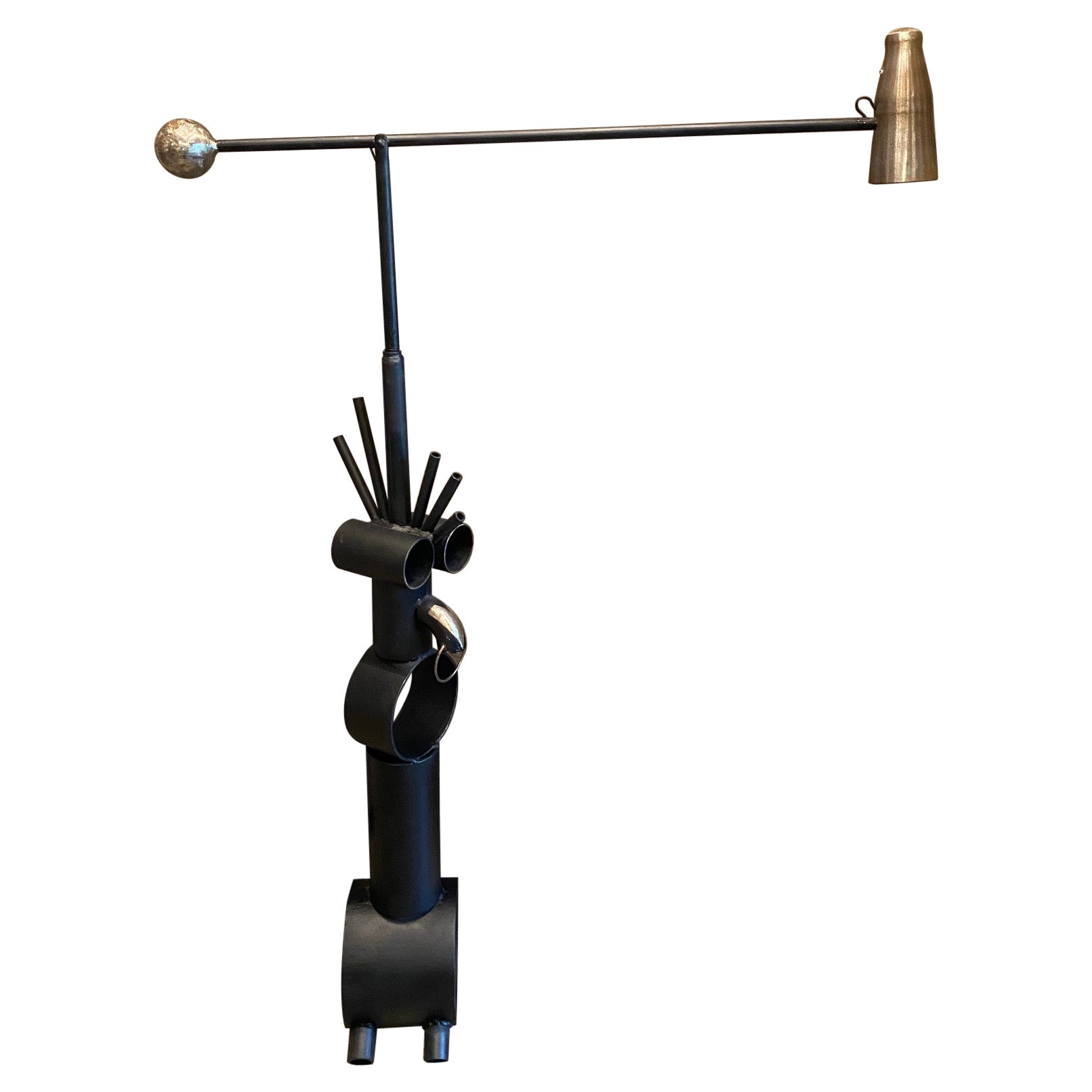 Brutalist Floor Lamp, France, 1970's