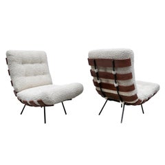 Paire de chaises "Costela" de Carlo Hauner et Martin Eisler pour Forma