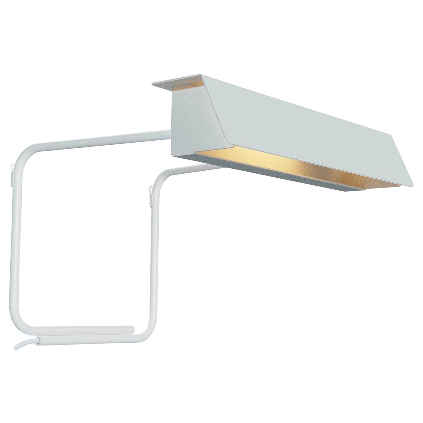 Alain Richard Wall Lamp 5980 in White for Disderot For Sale