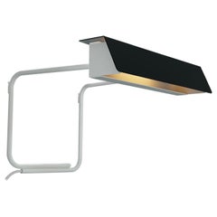 Alain Richard Wall Lamp 5980 in Black and White for Disderot