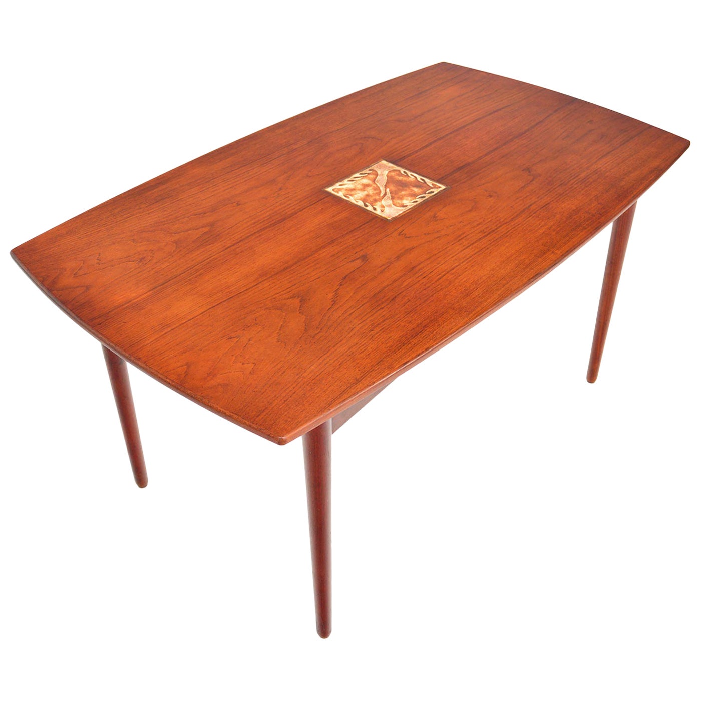 Danish Modern Teak DrawLeaf Table For Sale at 1stDibs