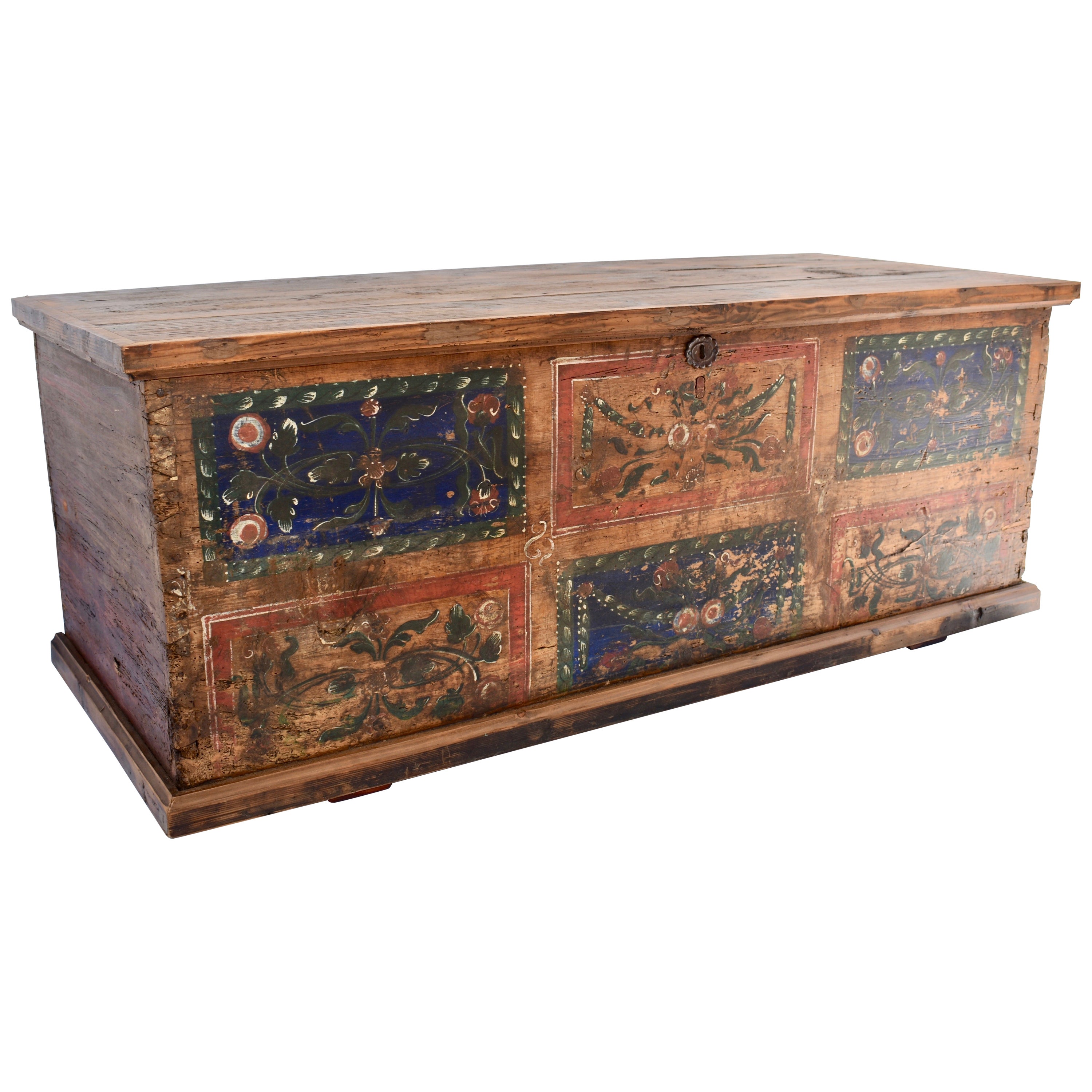 Large Victorian Pine Blanket Box, Coffee Table or Shoe Tidy at 1stDibs