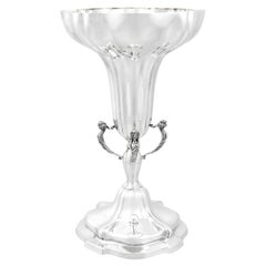 Viners Ltd 1930s Antique Edwardian Sterling Silver Presentation Cup or Vase