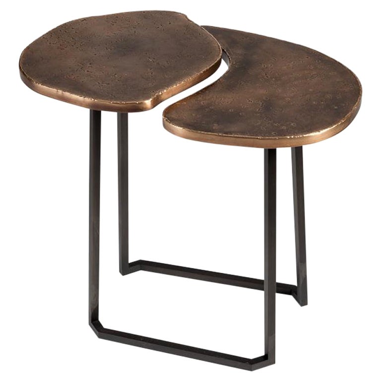 Douglas Fanning, Set of Conjoining Bronze Cocktail Tables, United States, 2020 For Sale