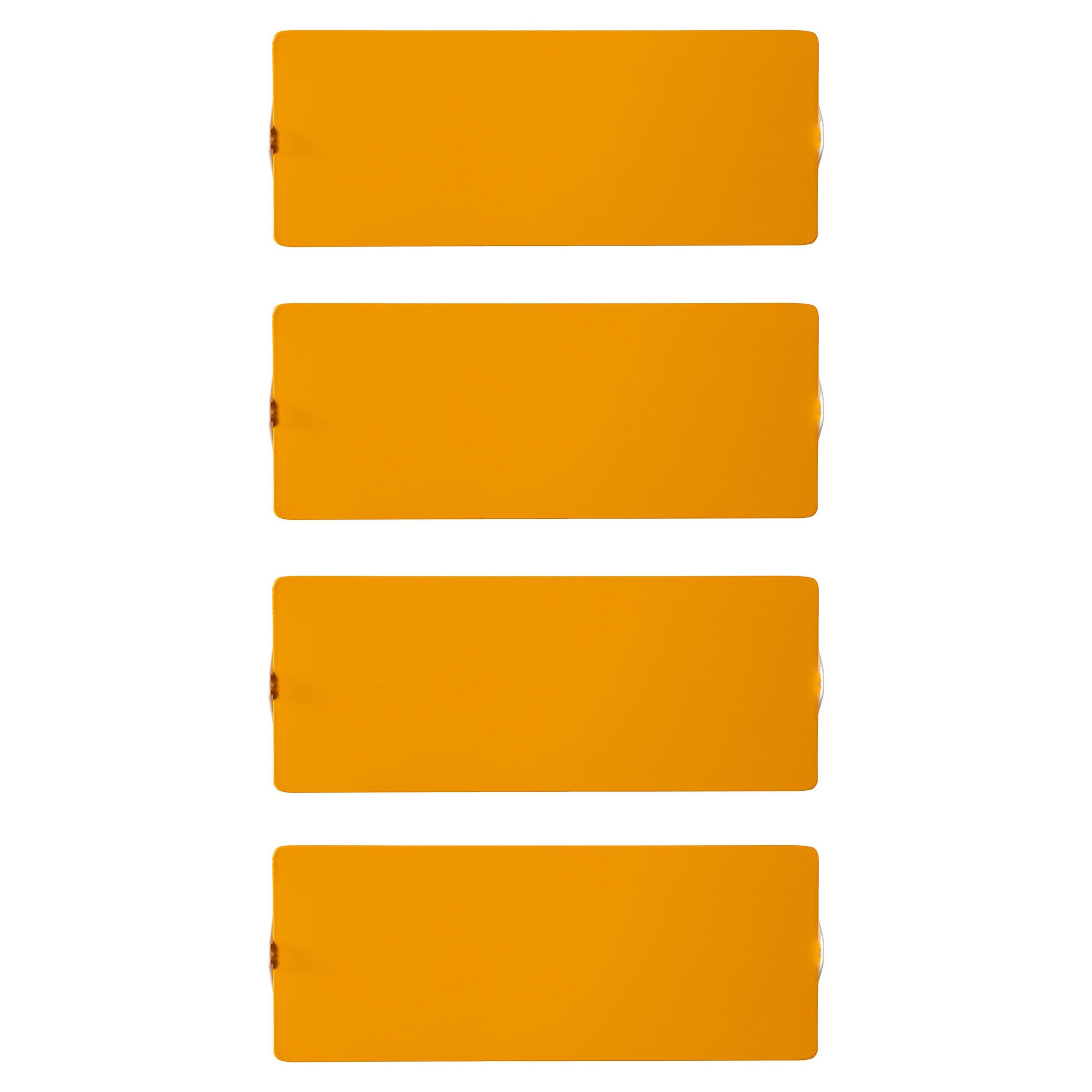 Large Charlotte Perriand 'Applique À Volet Pivotant Double' Yellow Wall Light