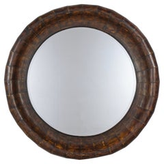 1970s Mid-Century Modern Circular Mirror