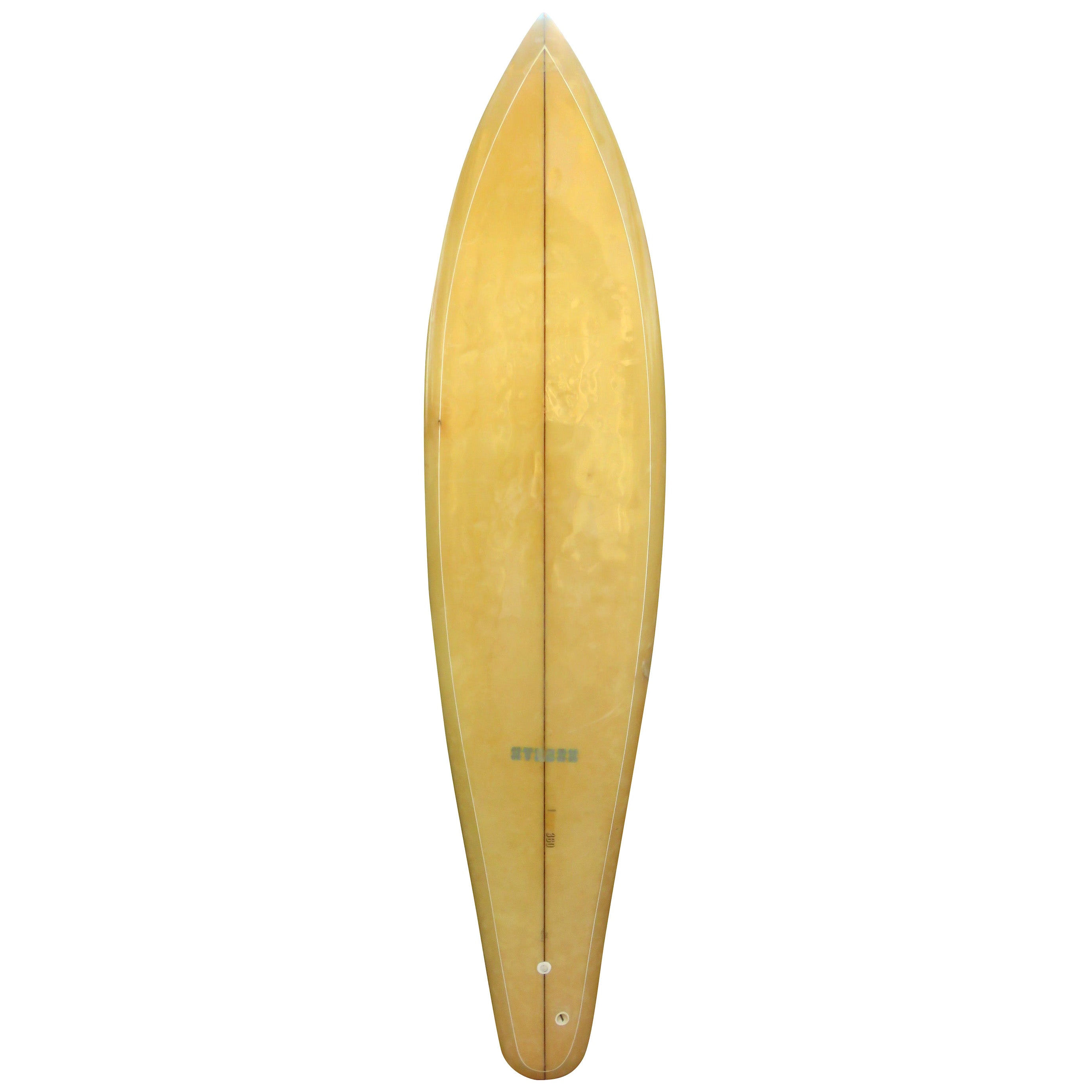 1960s Replica Wardy Semi Gun Surfboard For Sale at 1stDibs