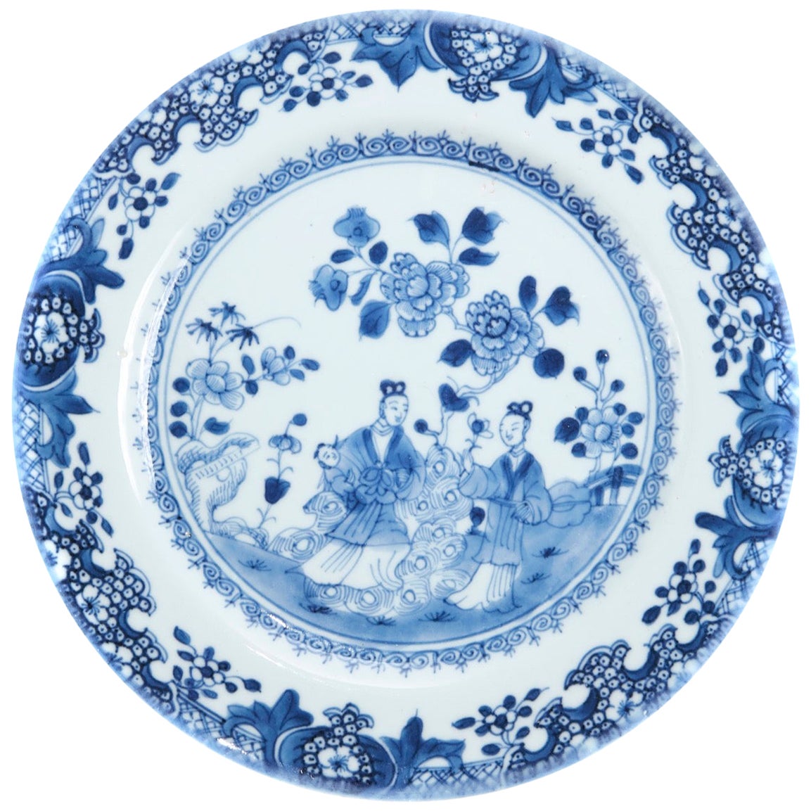 18th Century Qing Chinese Porcelain Plate Blue and White Octagonal ...
