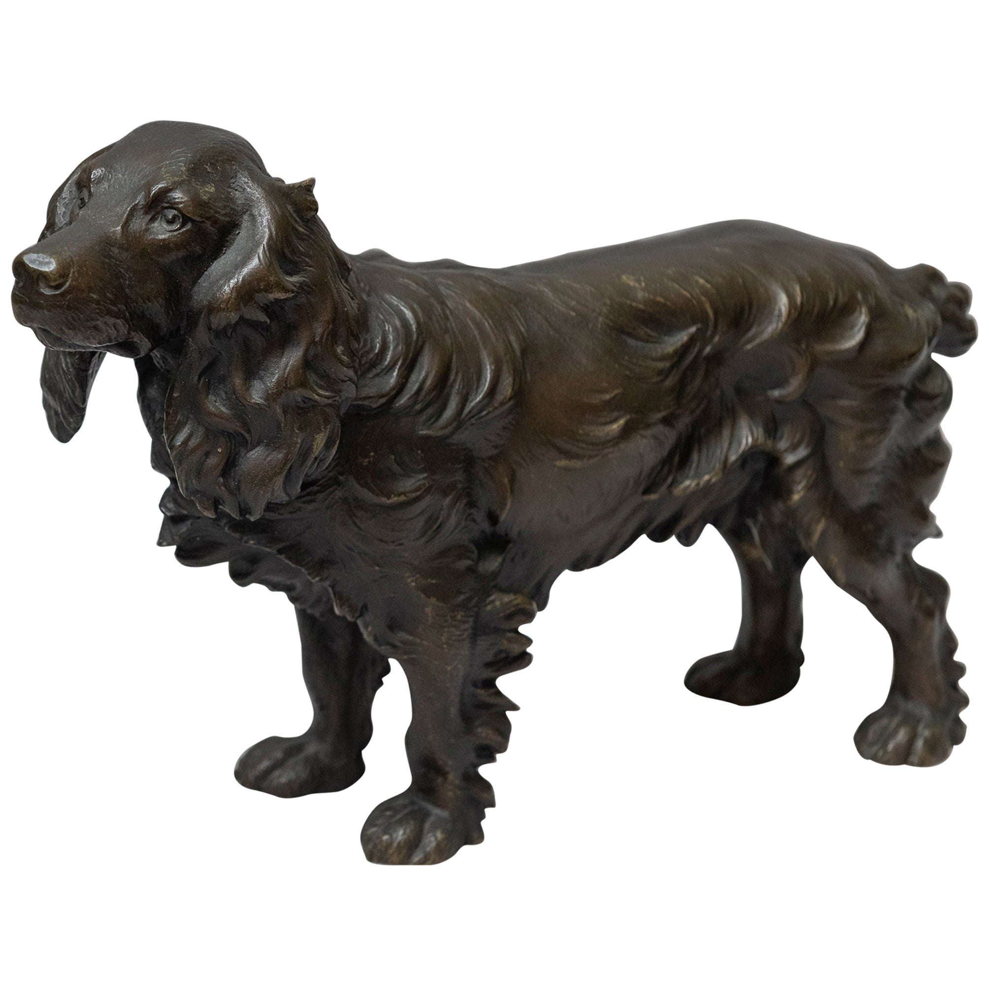 spaniel statue