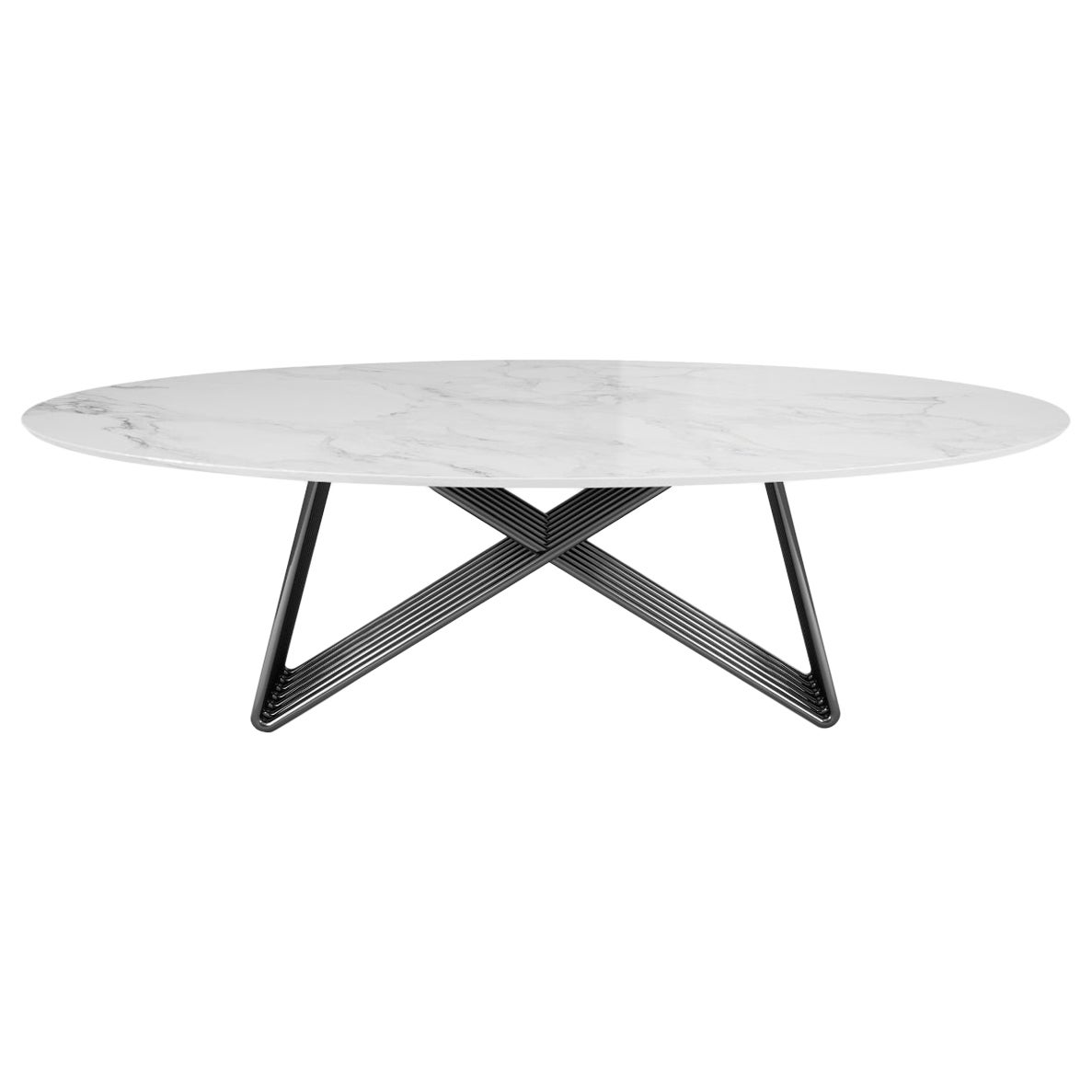 Evolve Marble, Wood, Dining Table 21st Century, Modern For Sale at 1stDibs