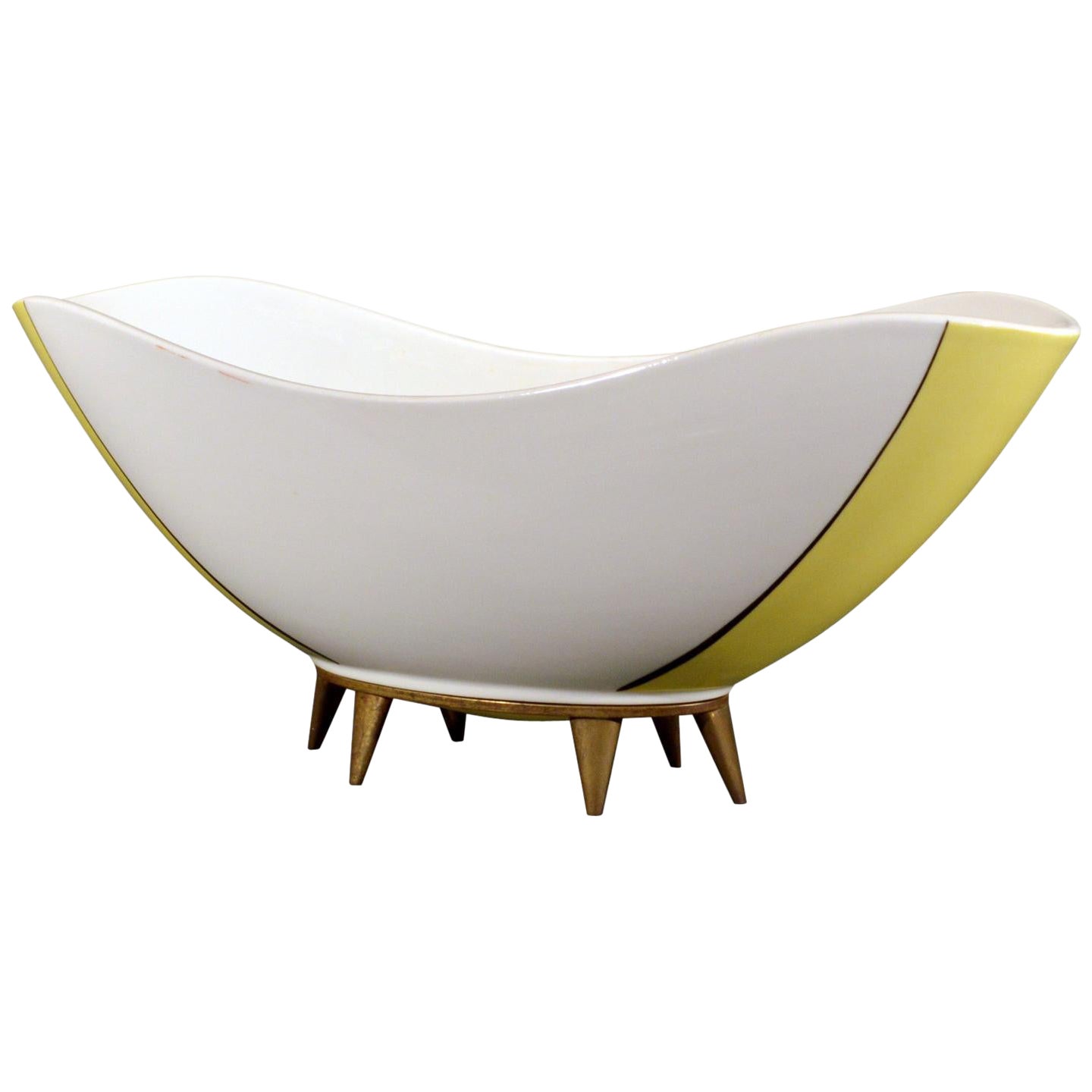 Siegmund Schütz Modernist Ceramic Bowl for KPM Berlin For Sale