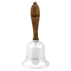 A&J Zimmerman Ltd Campana de mesa antigua de plata de ley