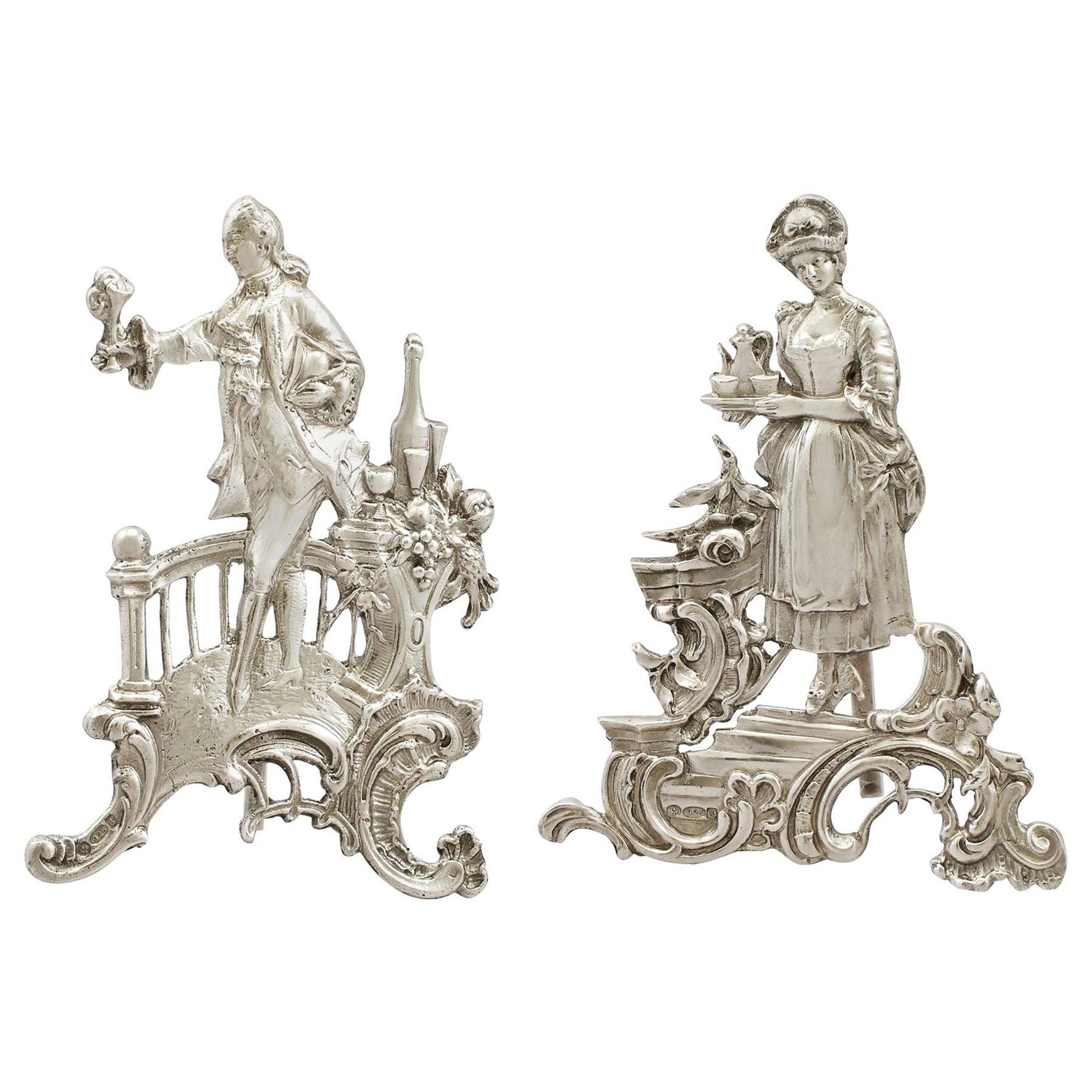 11 French Silver Figural Horse Place Card Holders at 1stDibs