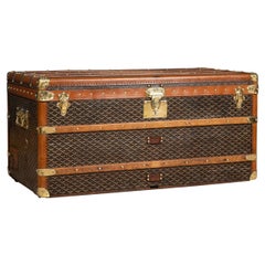 Vintage 20th Century Goyard Courier Trunk c.1910