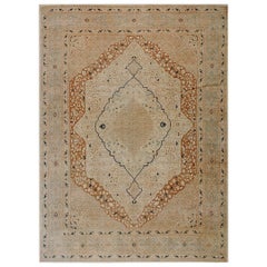 Persischer Täbris Haji Jalili-Teppich aus dem 19. Jahrhundert ( 9' x 11'8" - 275 x 356)