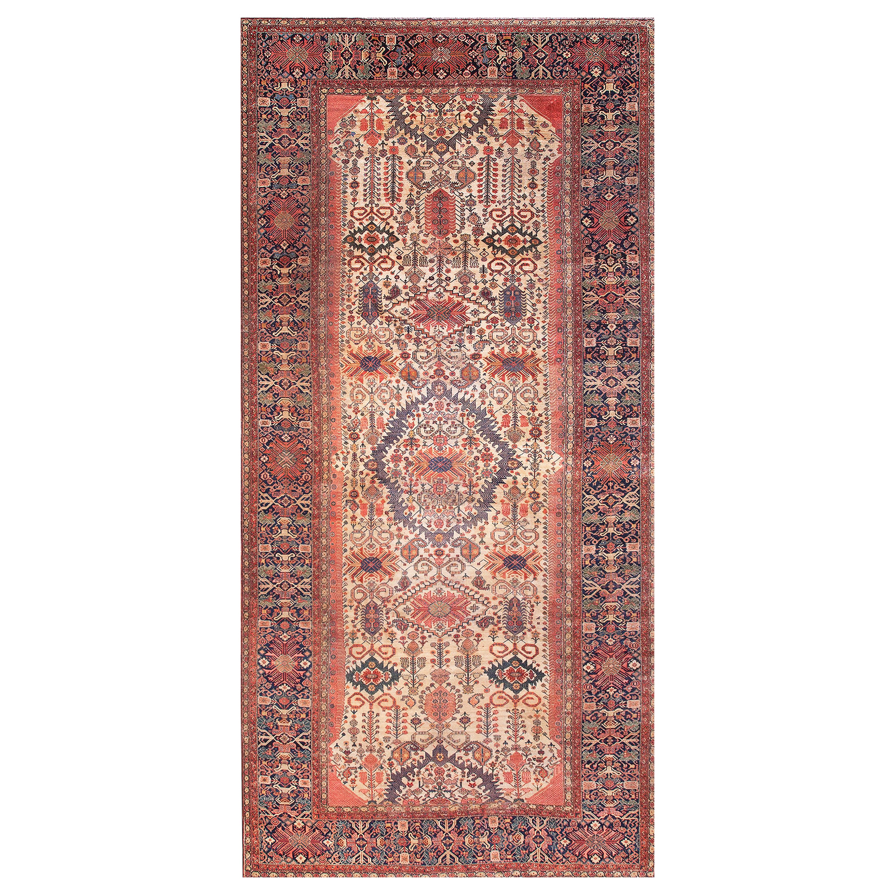 Mid 19th Century Persian Farahan Carpet ( 7'10" x 16'8" - 239 x 508 )