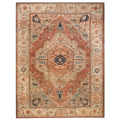 19th Century N.W. Persian Serapi Carpet ( 116" x 15'10" - 350 x 483 )